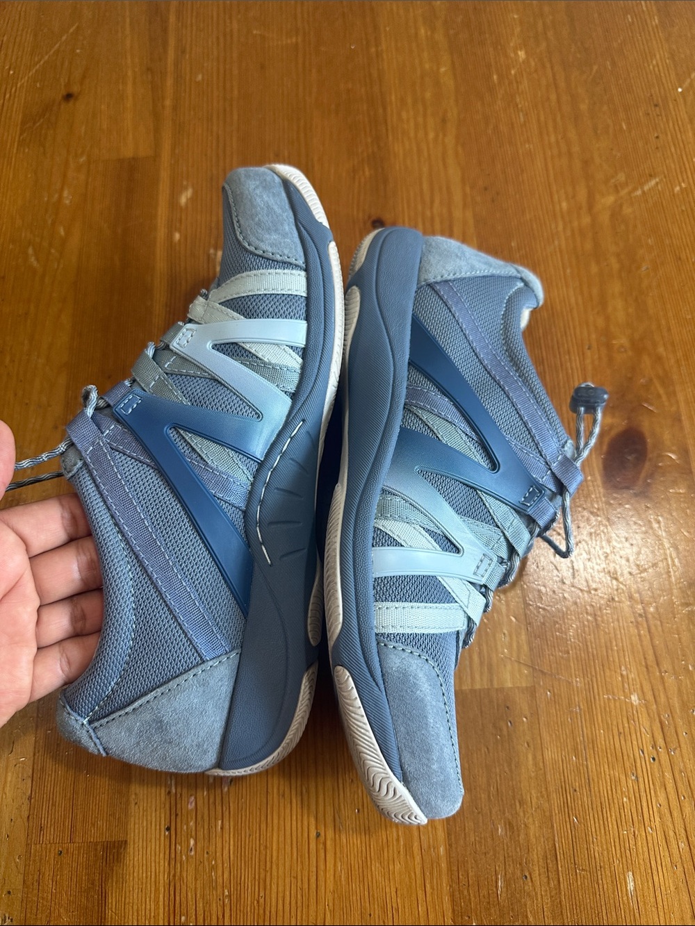 Dansko Men's Lace-Up Walking Sneakers in Blue - Picture 8 of 10